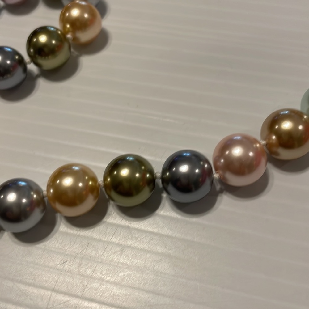 Kenneth Jay Lane Designer 2009 Ingural Multi -Pea… - image 7